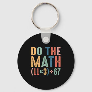 Rolig 100 Dagar Skola Matematik Ekvation Gör Matte Nyckelring