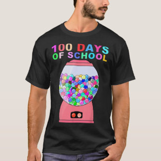 Rolig 100 dagars skolgumbyllmaskin för barn t shirt