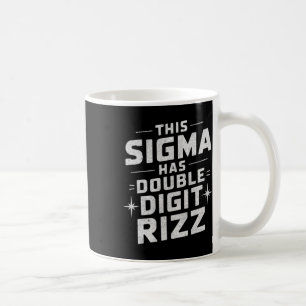 Rolig 10-års födelsedags Rizz Sigma Hjärn Röta Bo Kaffemugg