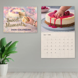 Rolig 2027-kalender, tårtstöldare små händer kalender