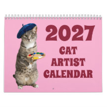 Rolig 2027 kattkonstkalender