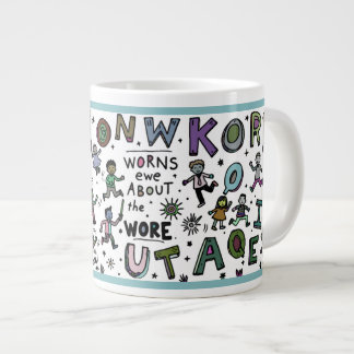 Rolig 20oz Mugg: Vet Vem Värnar Om Dig Jumbo Mugg