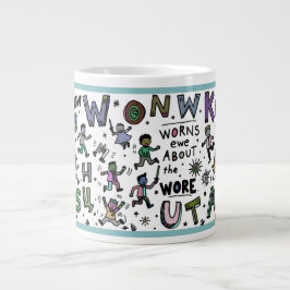 Rolig 20oz Mugg: Vet Vem Värnar Om Dig Jumbo Mugg