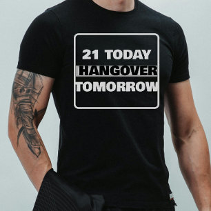 Rolig 21-års födelsedagsdrink t shirt