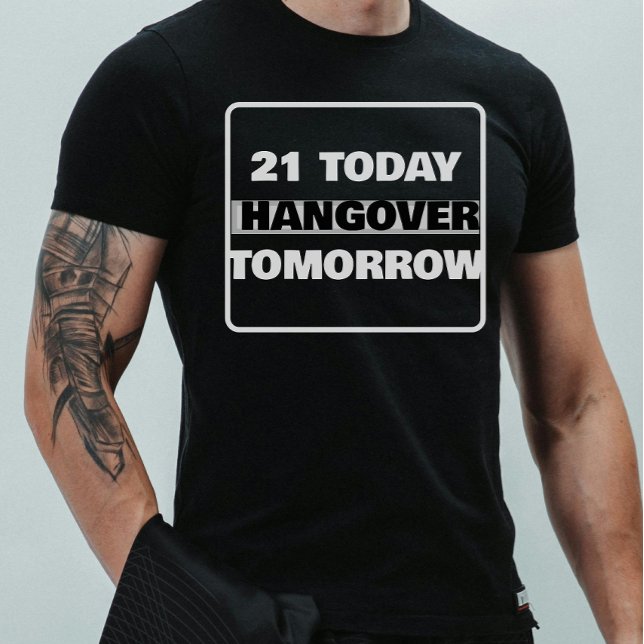 Rolig 21-års födelsedagsdrink t shirt (Skapare uppladdad)
