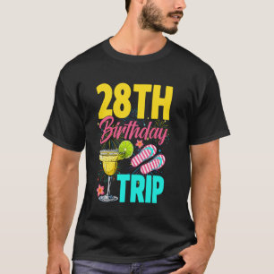 Rolig 28-årsdag resa Margarita-älskare sommar V T Shirt