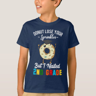 Rolig 2nd student för klassstudentenmunk t shirt