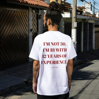 Rolig 30-årspresent Förvandlar 30 Humor T Shirt