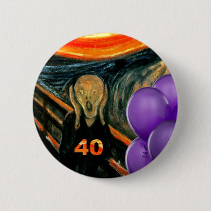 Rolig 40th födelsedag knapp