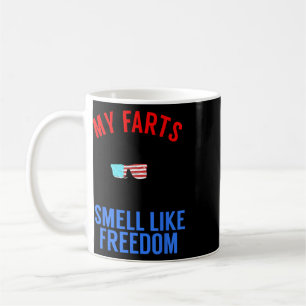 Rolig 4:e juli-fest - Rolig Abe Lincoln-tröja Kaffemugg