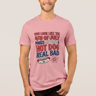 Rolig 4:e juli korv patriotisk skjortdesign_1 t shirt