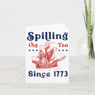 Rolig 4:e Juli Spilla Te Sidan 1773 Fyra Kort