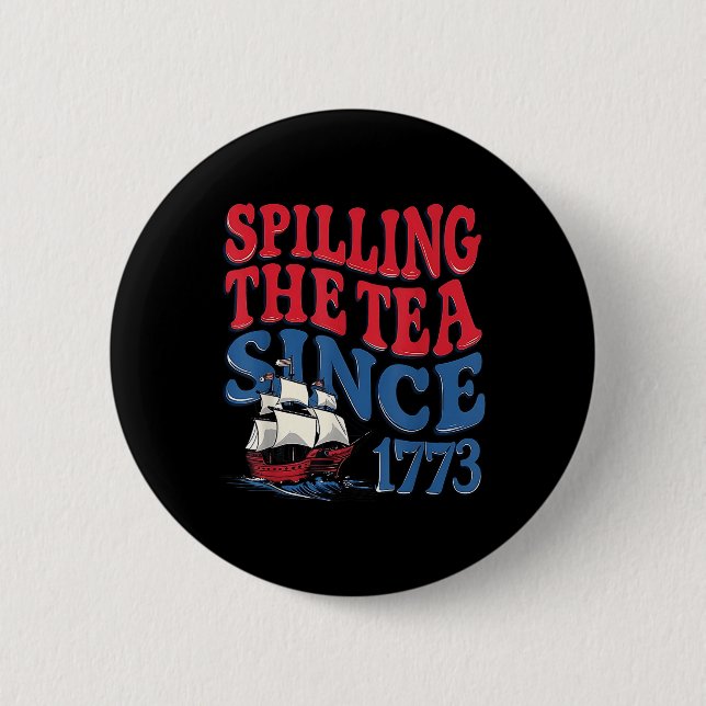 Rolig 4:e Juli spillande te sedan 1773 Fyra Knapp (Framsida)