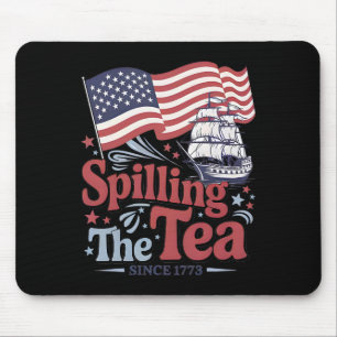 Rolig 4:e Juli Spillande Te Sedan 1773 Usa Musmatta