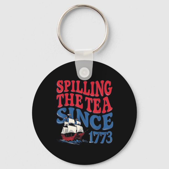 Rolig 4:e Juli, Spiller Te Sidan 1773 Fyra Nyckelring (Framsida)