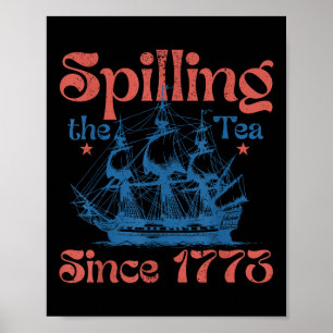 Rolig 4:e Juli, Spiller Te Sidan 1773 Fyra Poster