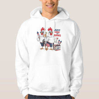 Rolig 4:e juli-tupp bara här för att knalla Hoodie
