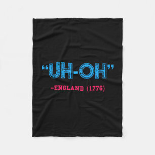 Rolig 4 juli  fleecefilt