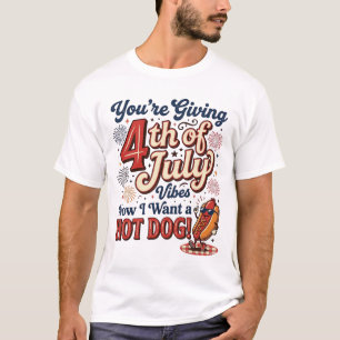 Rolig 4 juli korv vintage tröja design_1
