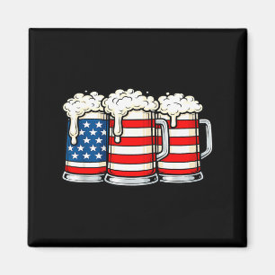 Rolig 4 juli ölälskande pappa dricker män usa magnet