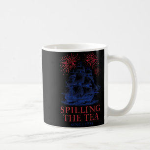 Rolig 4 juli Slling The Tea Sedan 1773 Fourth Kaffemugg
