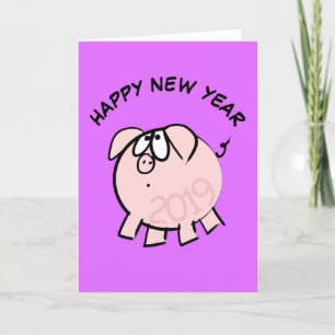 Rolig 4 Tecknad Illustration Gris År 2019 Kort