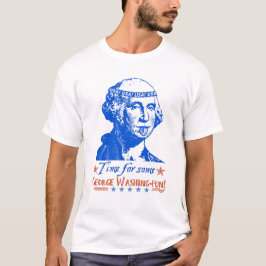 Rolig 4th av den Juli George Washington Tee