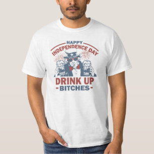 Rolig 4th av den Juli skjortan Tee Shirt