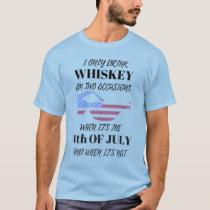 Rolig 4th av Juli skjortor dricker jag endast T Shirt