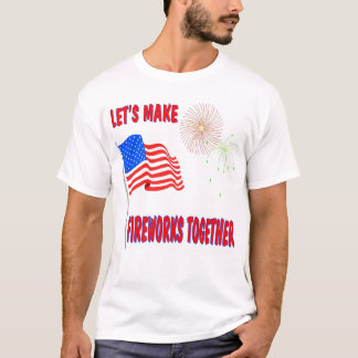 Rolig 4th av Juli T-tröja Tee Shirt