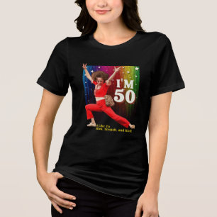 Rolig 50-års födelsedags spark & stretch Sally O'T T Shirt