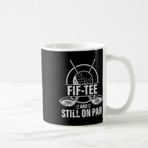 Rolig 50-årspresent Golfskämt Golfande 50-åring Kaffemugg