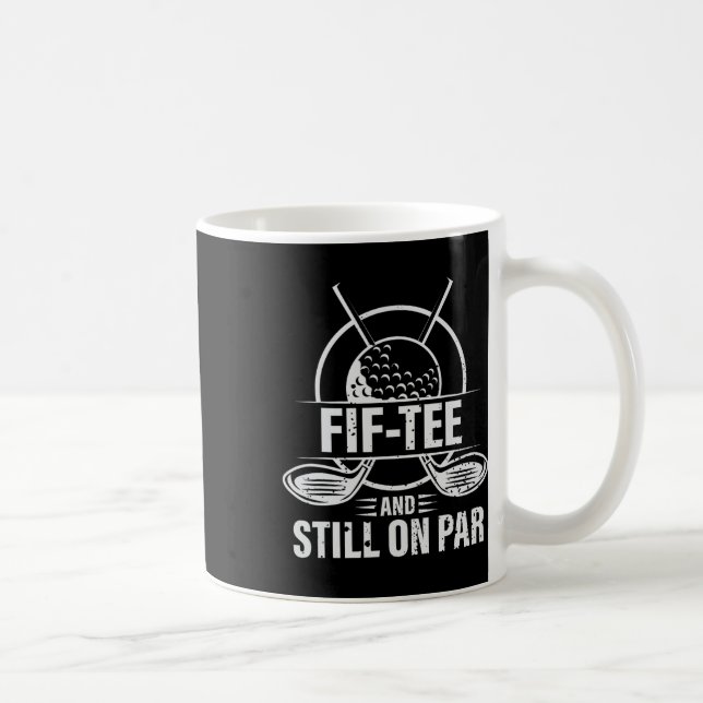 Rolig 50-årspresent Golfskämt Golfande 50-åring Kaffemugg (Höger)