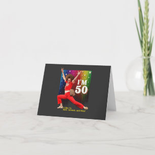 Rolig 50-årspresent Kick & Stretch Sally O'Malley  Inbjudan