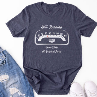 Rolig 50-årspresent Odometer Vintage Billiebajsare T Shirt