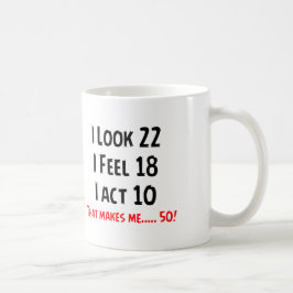 Rolig 50th unik design kaffemugg