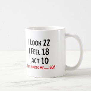 Rolig 50th unik design kaffemugg