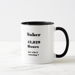 rolig 5th årsdagnykterhetmug. mugg