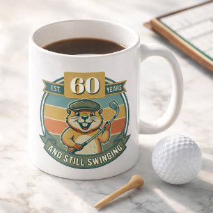 Rolig 60-årsdag kaffemugg