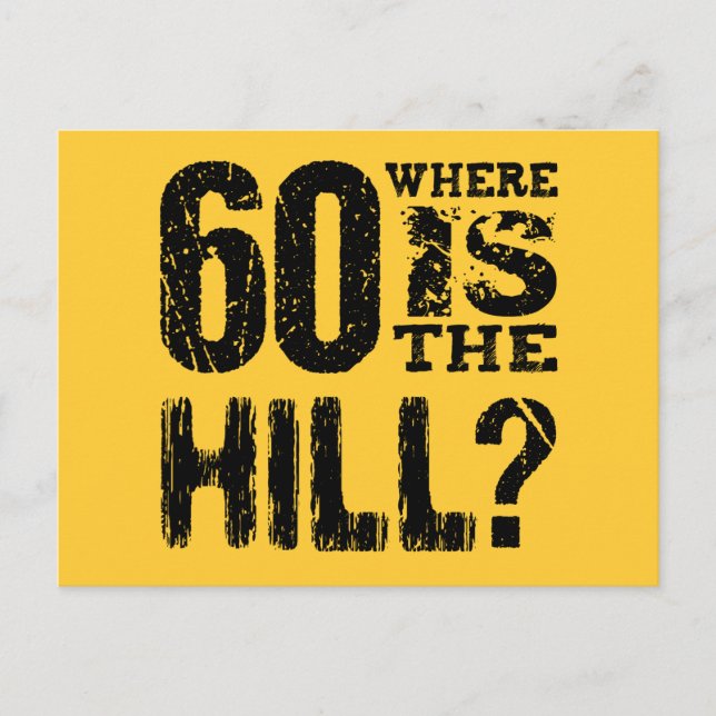 Rolig 60-årsdag Spara datum V03D Meddelande Vykort (Framsida)