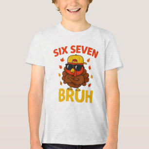Rolig 67 Bruh Kalkon för Mäns Pojkar Tonåringar Ba T Shirt