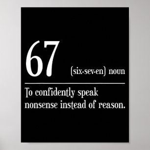 Rolig 67 Definition Betydelsen Av 67 Meme Sex Sju Poster