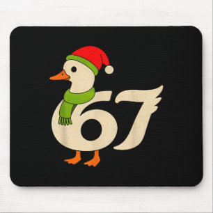 Rolig 67 Gås Jul 6 7 Meme Anka Tomtehatt F Musmatta