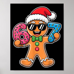 Rolig 67 Jul Sex Sju Meme Xmas Pepparkaka Poster