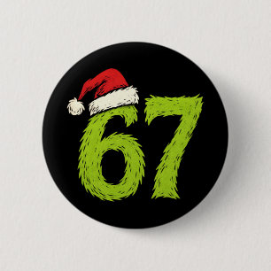 Rolig 67 Jul Six Seven Meme 6 7 Tonåringar Pojkar Knapp