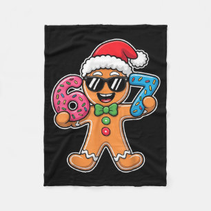 Rolig 67 jul Six Seven Meme Xmas Pepparkaka Fleecefilt