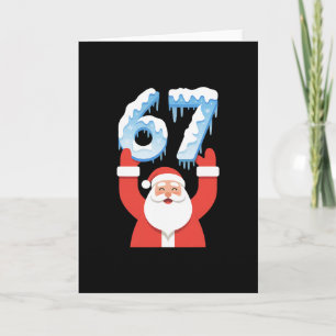 Rolig 67 Mamma jul tomte Vinter Snö Is Julen Kort