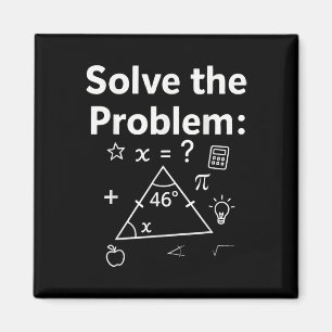 Rolig 67 Math Meme Lös Problemet Lärare För S Magnet
