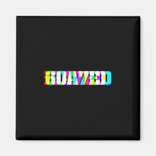 Rolig 67 Meme 6oa7ed Glitch Art Retro Slang Goated Magnet