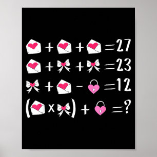 Rolig 67 Meme Alla Hjärtans Dag Matematiklärare Bo Poster